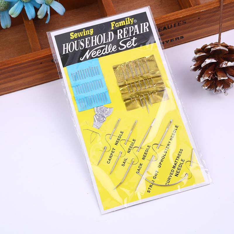 厂家直销 黄板手缝针 异形板针diy缝衣针套装 多种规格 批发一元