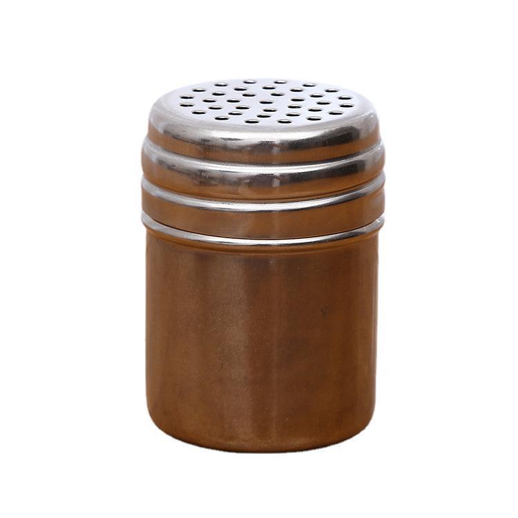 Stainless steel seasoning box, seasoning jar, toothpick tube, powder bucket, Sichuan pepper and pepper jar, sprinkling bottle, pepper bottle, barbecue supplies Item Picture
