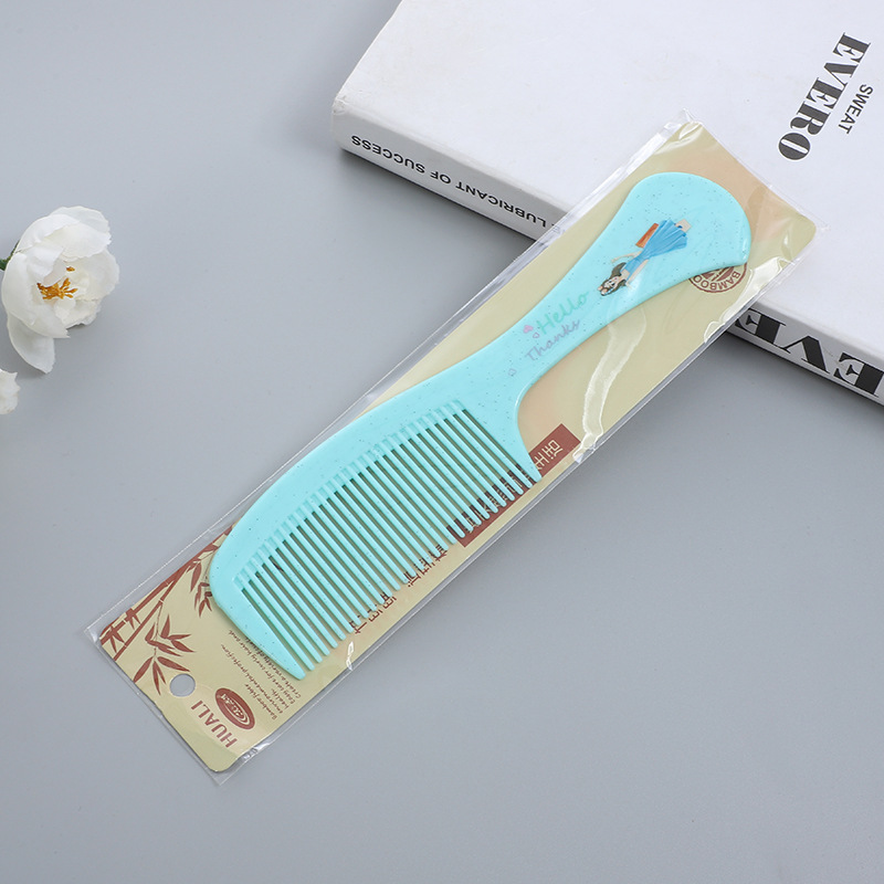 Factory direct supply of plastic combs for hair care, wholesale of one-yuan and two-yuan supplies, butterfly combs details Picture