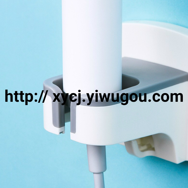 Bathroom non-drilling storage rack, powerful suction cup, toilet hair dryer hanging rack, bathroom hair dryer stand Application Scenario
