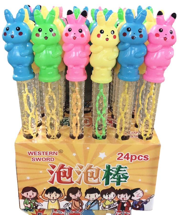 Large 37cm bubble sticks, children's bubble water toys, bubble blowing toys, one-yuan and two-yuan store toys wholesale Item Picture