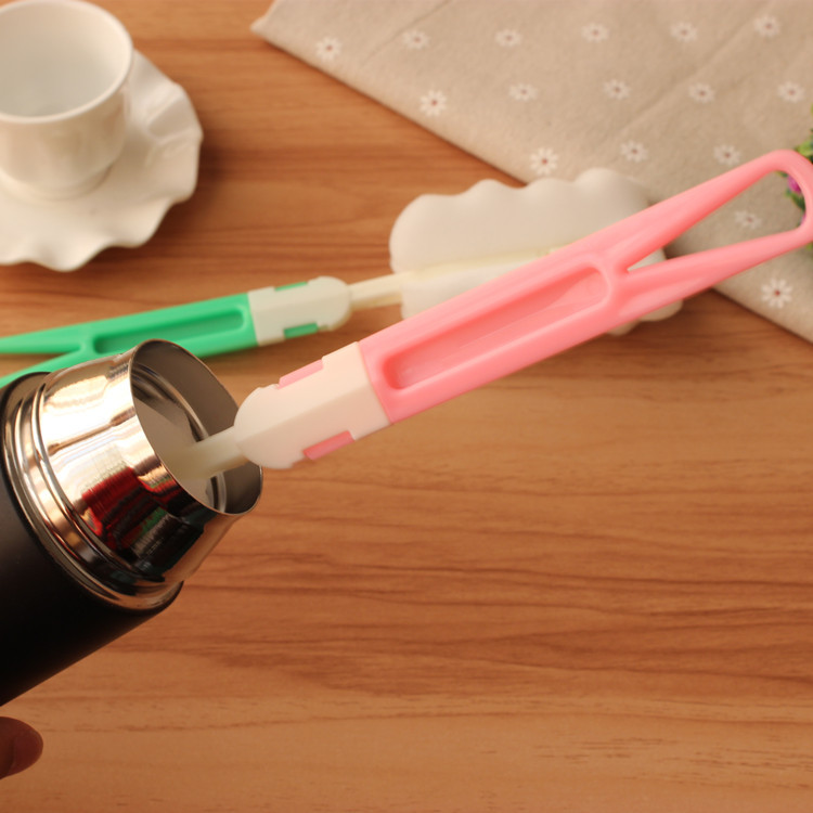 Sponge cleaning cup brush, long-handled insulated cup brush, detachable cup cleaning brush Specification image