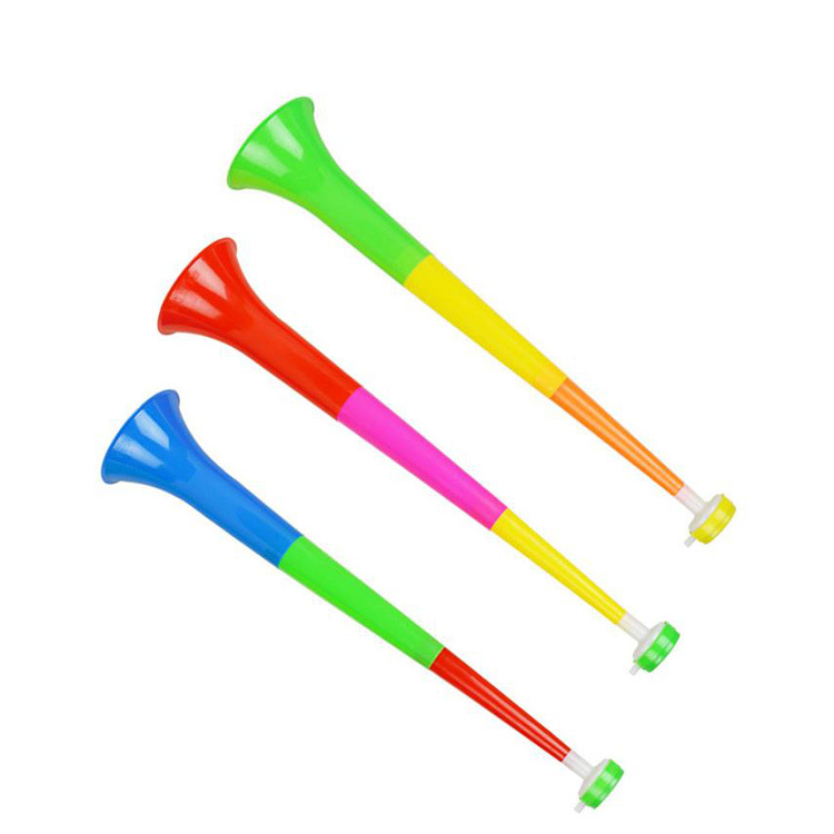 Three large telescopic loudspeakers to cheer, 60cm movable children's toy plastic match, fans vuvuzela details Picture