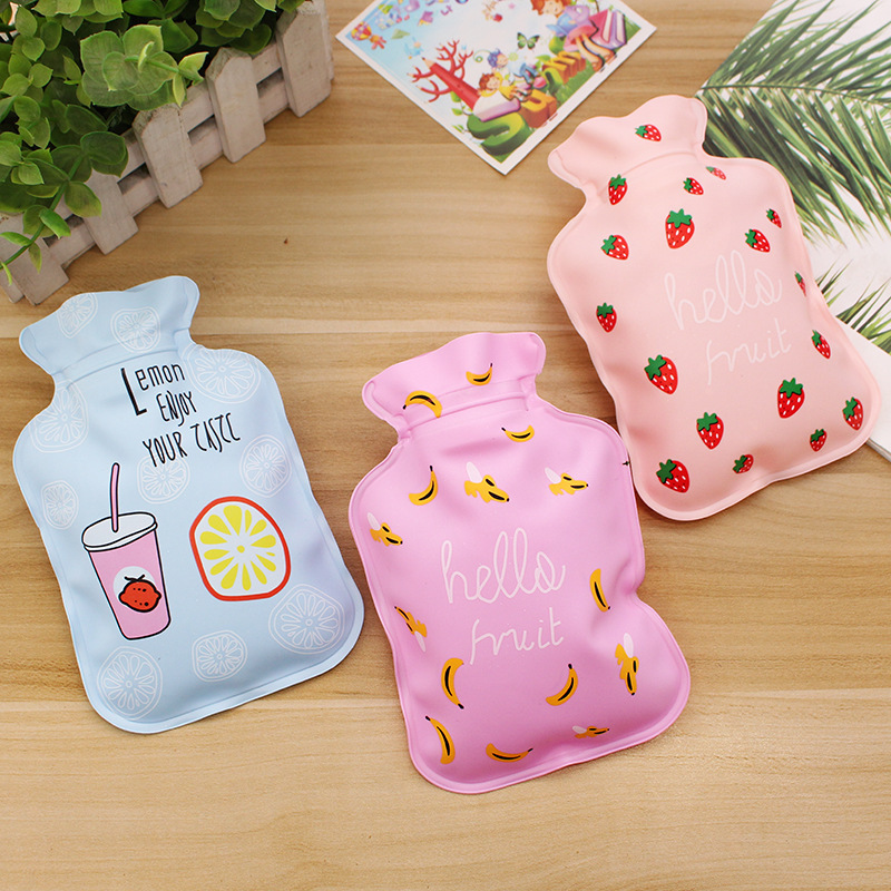 Korean-style fresh and clean water-filled explosion-proof hot water bag, children and students' hand warmer, small cartoon hand warmer, hot water bag details Picture