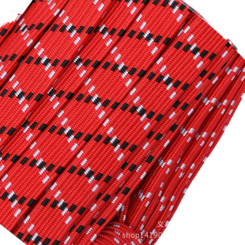 Factory direct supply of red and black high-speed plain elastic band belts, wholesale supply of various specifications of elastic elastic bands Item Picture