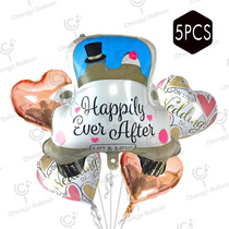 New wedding decorations Bride and groom proposal bridal party Romantic wedding balloon combo