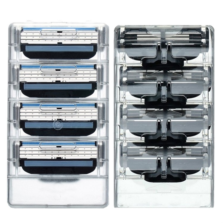 热销款手动剃须刀通用款三层剃须刀片刮胡刀手动3层剃须刀头.