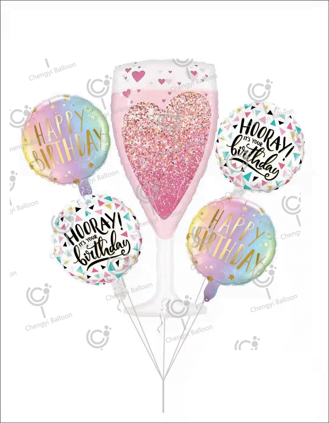 Amazon 2022 Valentine's Day ILOVEYOU aluminum film balloon set Qixi wedding party decoration supplies thumbnail