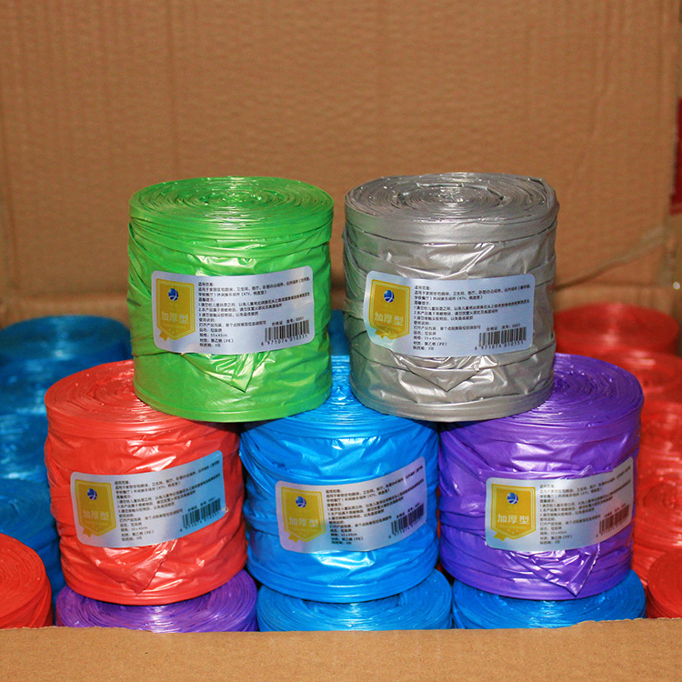 Wholesale large-sized garbage bags, household kitchen thickened garbage bags, disposable garbage bags, two-yuan store general merchandise wholesale details Picture