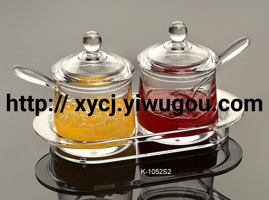 Nuevo estilo explosivo acrílico condimento jarra condimento botella botella de mermelada Specification image