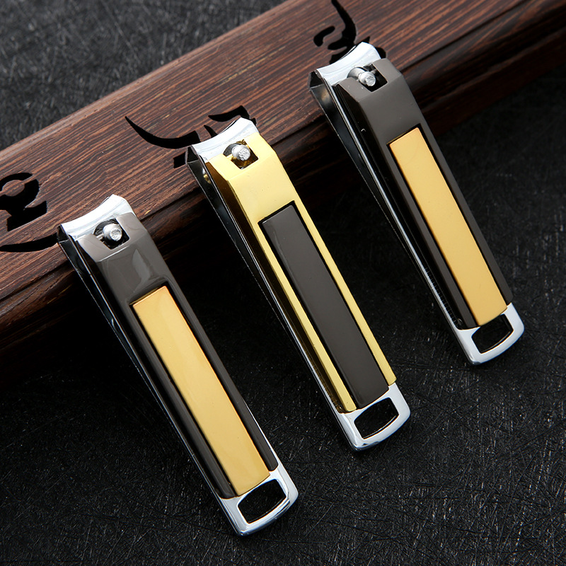 Wholesale of Pinsheng nail clippers, medium-sized flat-mouthed stainless steel nail clippers, gift box packaging nail clippers Specification image