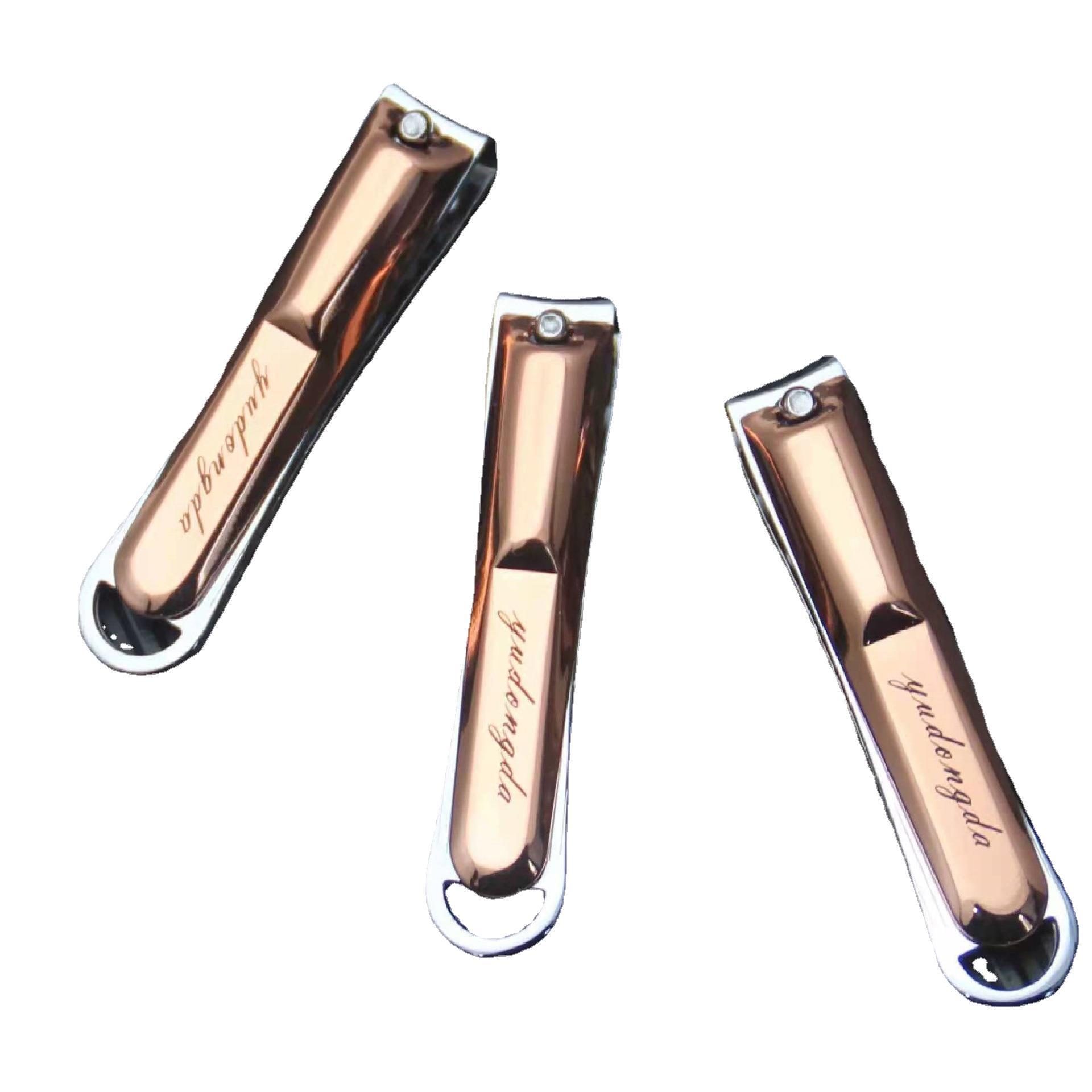 High-end carbon steel nail clippers, special nail clippers for trimming nails, medium-sized flat-mouthed nail clippers wholesale Item Picture