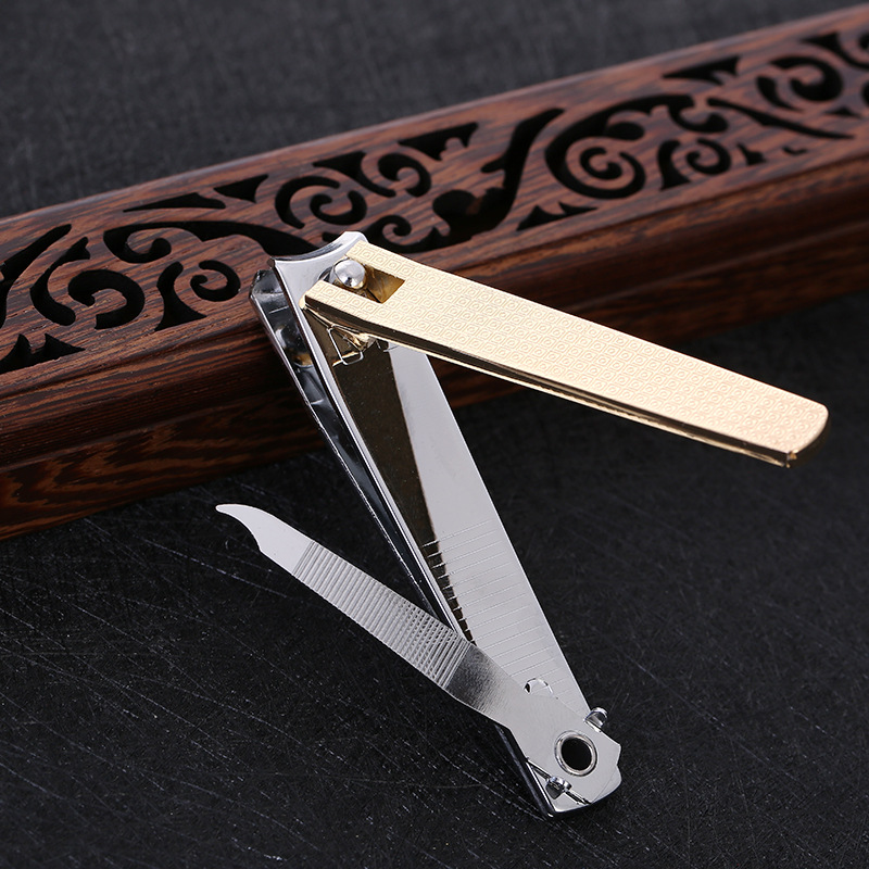 Wholesale of high-end nail clippers from Pinsheng, large flat-mouthed stainless steel nail clippers, gift box packaging, nail clippers details Picture
