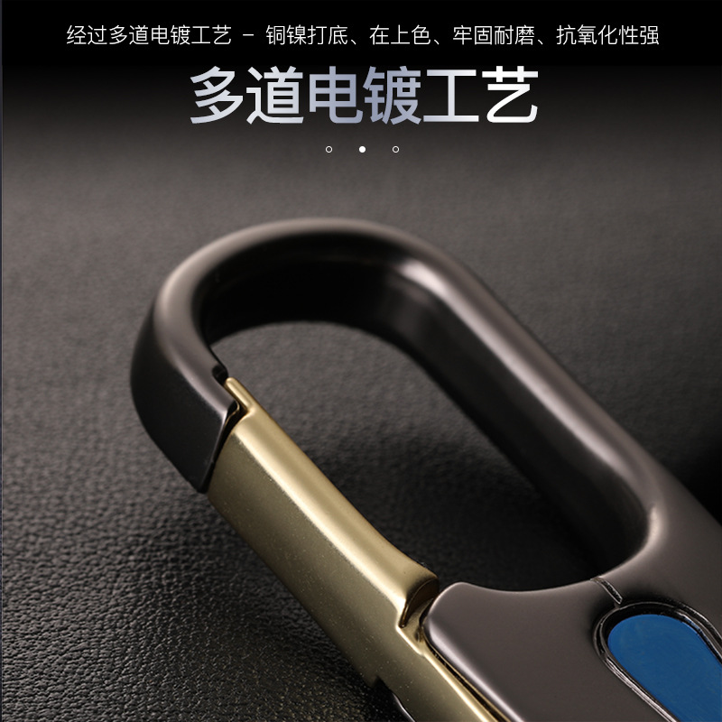 Simple metal keychains, men's car keychains, gift boxes, key chains, 10-yuan keychains wholesale Application Scenario