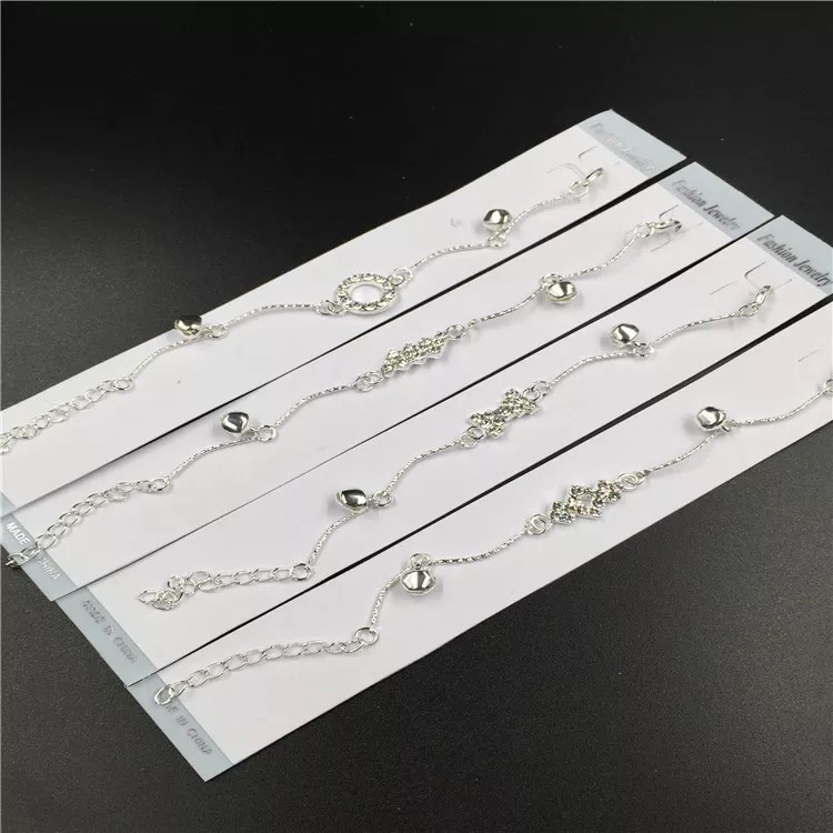 Diamond-encrusted silver bracelet for women, 2-yuan store, street stall, night market, exhibition and sales fair accessories, Yiwu small commodities Specification image