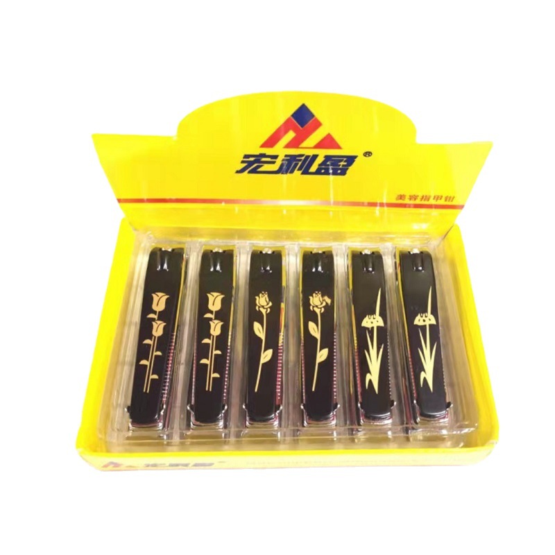 211 Nail clippers, large alloy flat nail clippers, rubber nail clippers wholesale, nail trimming with file Specification image