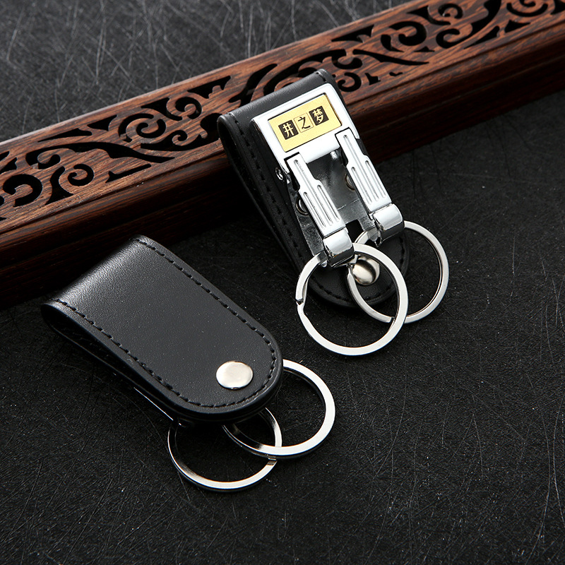 Well Dream stainless steel keychain, leather lock, single and double row men's belt buckle, belt buckle Application Scenario
