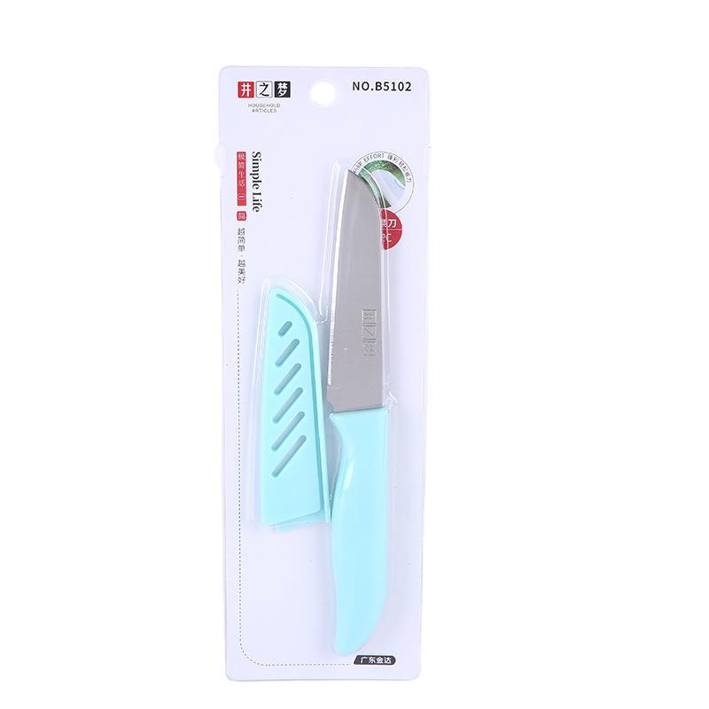 Well Dream B5102 Fruit Knife, Stainless Steel peeler knife with Lid, Fruit knife and Melon rind knife Item Picture