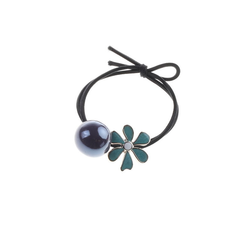 Korean style hair tie Internet celebrity Instagram forest-themed flower hair tie, stylish and elegant little Daisy hair band, hair tie rubber band Item Picture