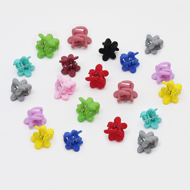 Korean Xuan Ya's same style of candy hair clips, baby color hair clips, little flower clips for girls, children's headwear Specification drawing