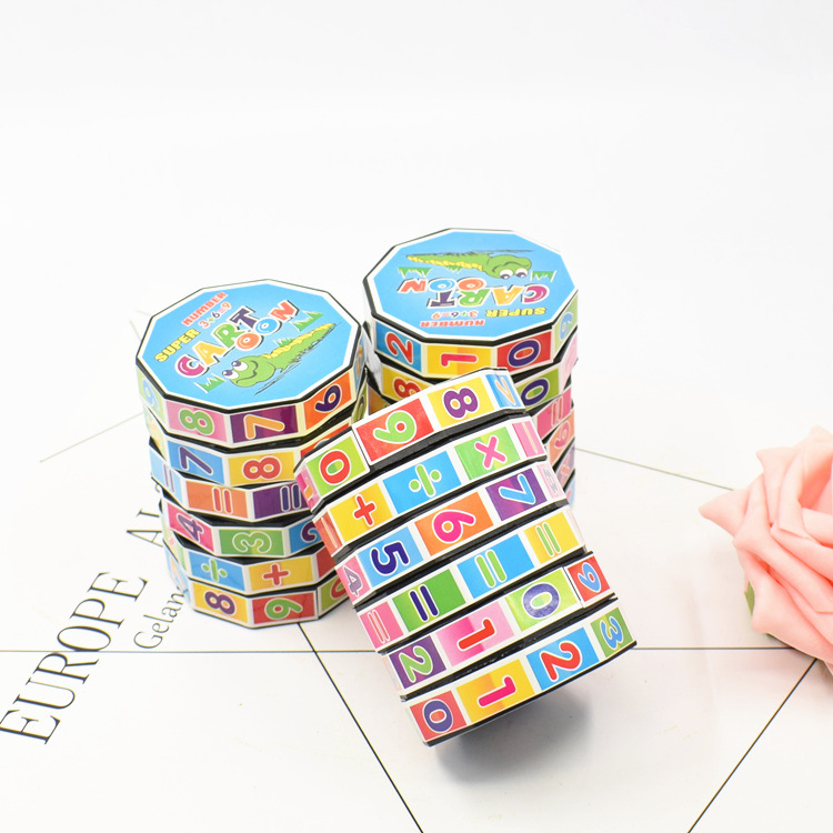 Children's educational toys, early childhood education arithmetic Rubik's Cube, addition, subtraction, multiplication, division, detachable cylindrical number Rubik's cube, primary school students details Picture