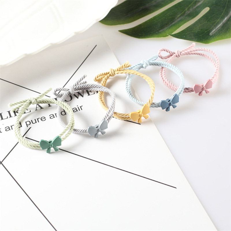 Wholesale of twisted bow ties, hair bands, twisted strings, bow ties, hair ties, rubber bands, hair accessories, and high-elasticity hair bands