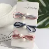 Simple and popular Instagram hair tie, bow double ball hair band, hair tie rubber band, Korean style fresh and clean hair tie 2-yuan store Specification image