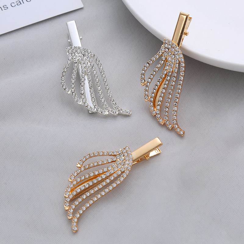 South Korea net red pearl hair clip bow wing clip fringe clip top clip hair clip girl temperament hair ornament