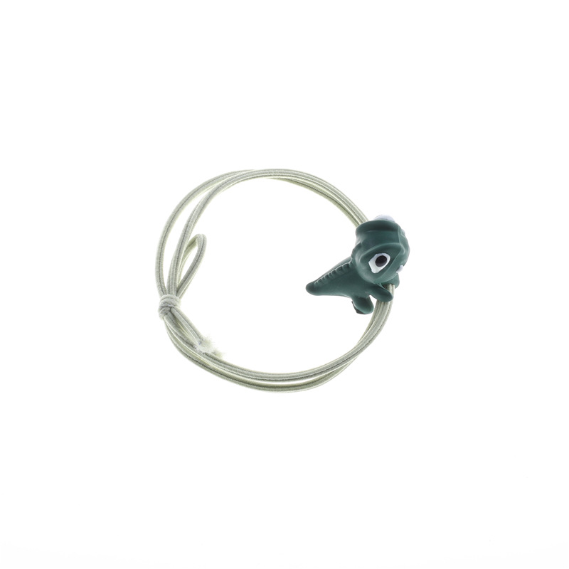 Wholesale supply of Korean cartoon threading three-dimensional dinosaur hair bands, high-elasticity hair tie rubber bands, and King Dragon hair ropes Item Picture