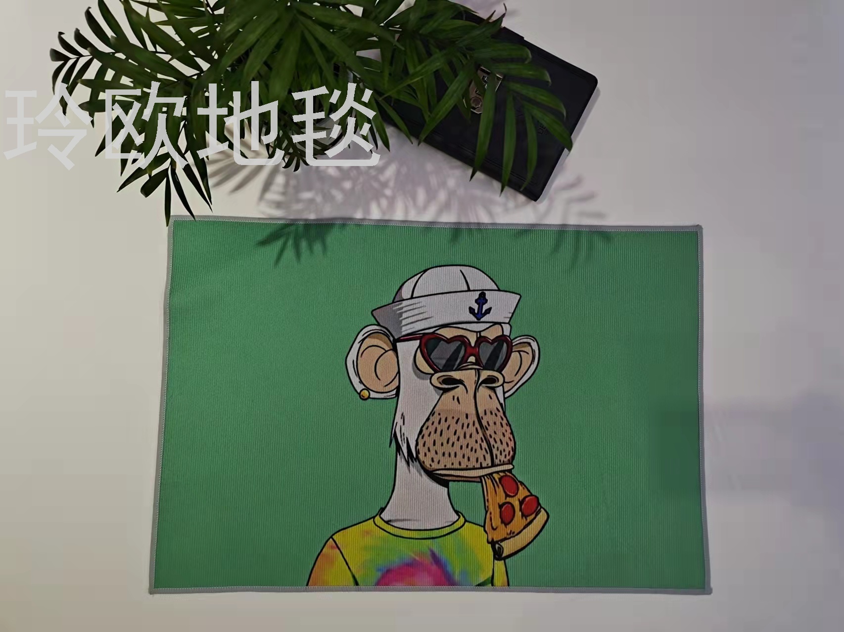 Lingou hot cartoon living room bedroom non-slip door mat floor mat necessary door mat Specification drawing