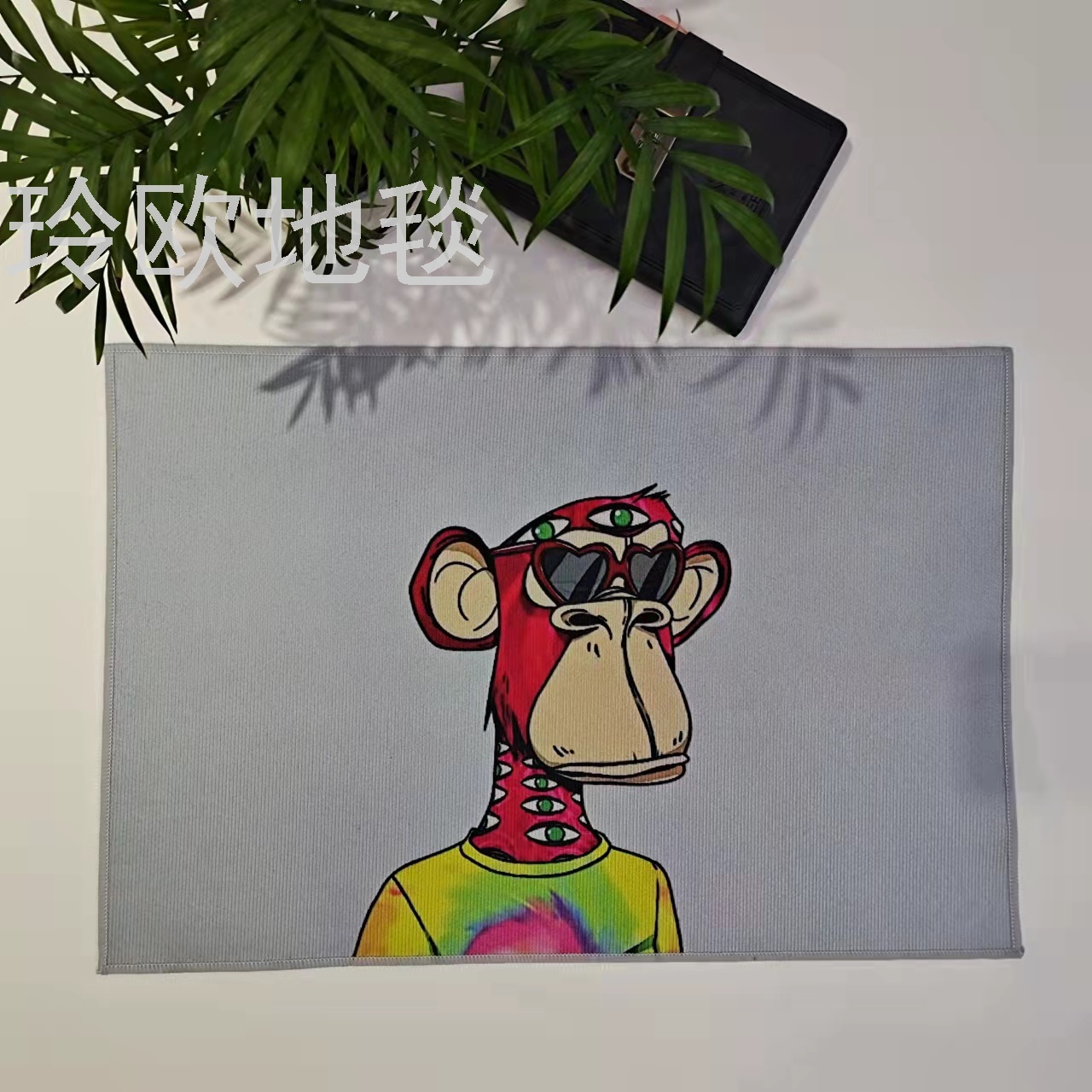 Lingou hot cartoon living room bedroom non-slip door mat floor mat necessary door mat full figure