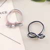 Simple and popular Instagram hair tie, bow double ball hair band, hair tie rubber band, Korean style fresh and clean hair tie 2-yuan store Application Scenario