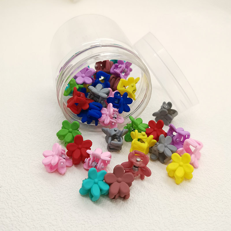 Korean Xuan Ya's same style of candy hair clips, baby color hair clips, little flower clips for girls, children's headwear thumbnail