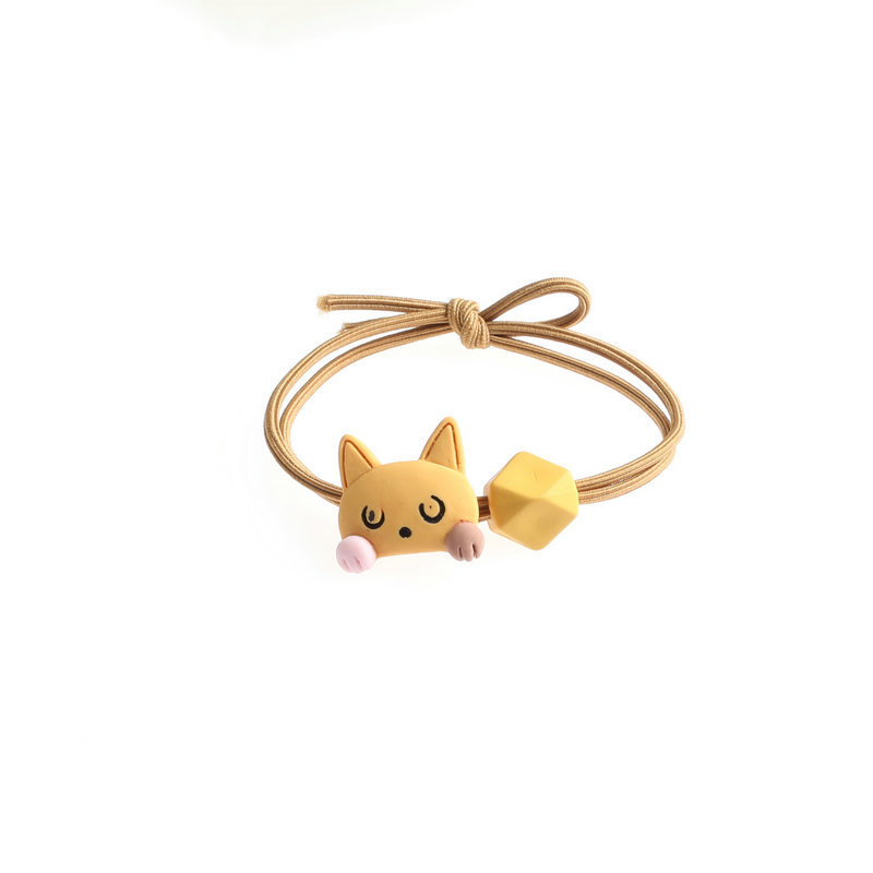 Wholesale of new Korean-style hair accessories. Little fox cartoon, super cute, hair tie, hair band, little animal, hair rope and hair band Item Picture