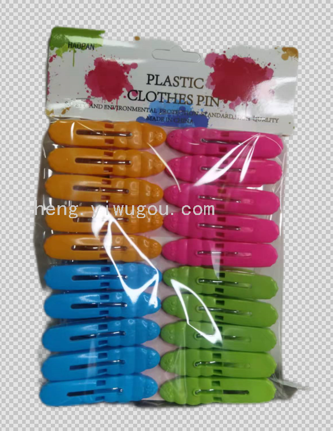 Plastic drying clips, thickened plastic clips, windproof clips, underwear, clothes and socks clips, clothes drying clips details Picture