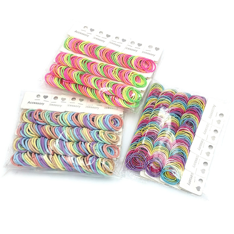 A2626 Exquisite multiple children's rubber bands, hair bands, hair accessories, headwear and hair ropes, 2-yuan store accessories in Yiwu details Picture