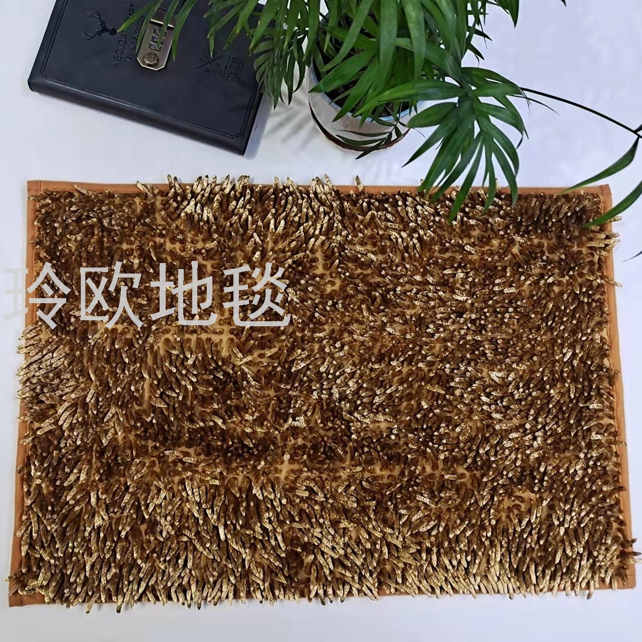 Lino gloss silk chenille carpet floor mat living room bathroom absorbent non-slip carpet Specification drawing