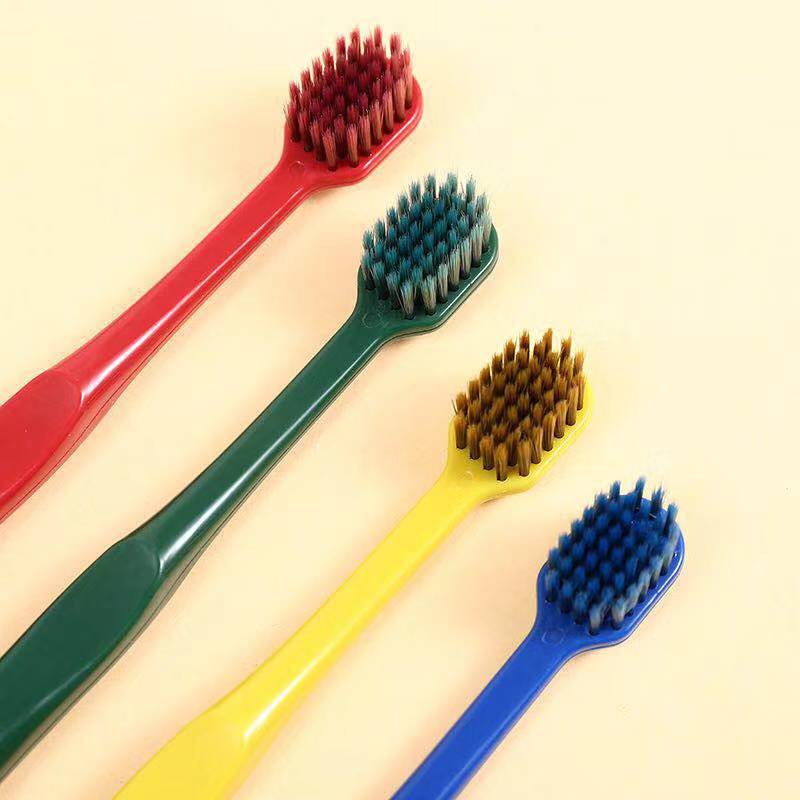 Douyin and Kuaishou wechat business live-streaming bestsellers: Ultra-fine soft-bristled wide-head couple toothbrushes, large-head bamboo charcoal soft-bristled toothbrushes Specification image