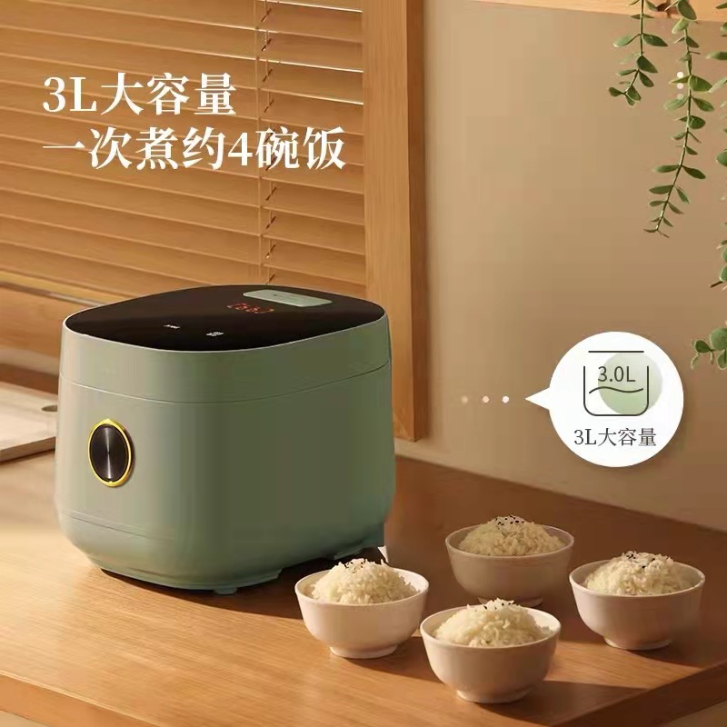 新款家用多功能3L电饭锅智能电饭煲米汤分离预约定时煮饭锅代发
