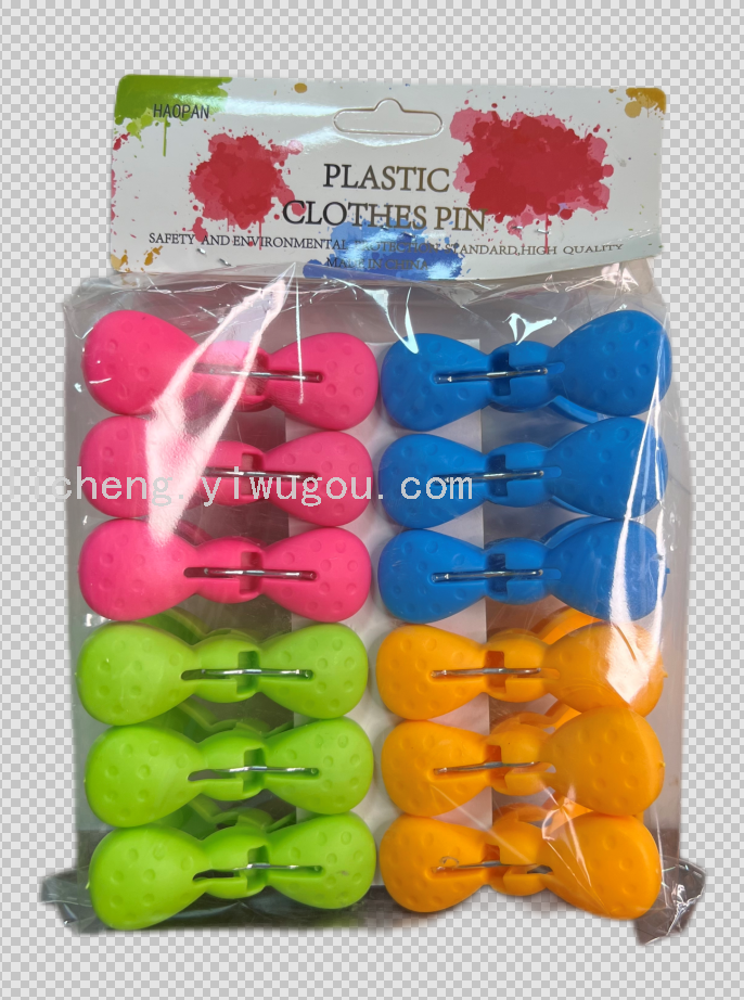 Plastic drying clips, plastic clips, windproof clips, underwear, clothes and socks clips, clothes drying clips Item Picture