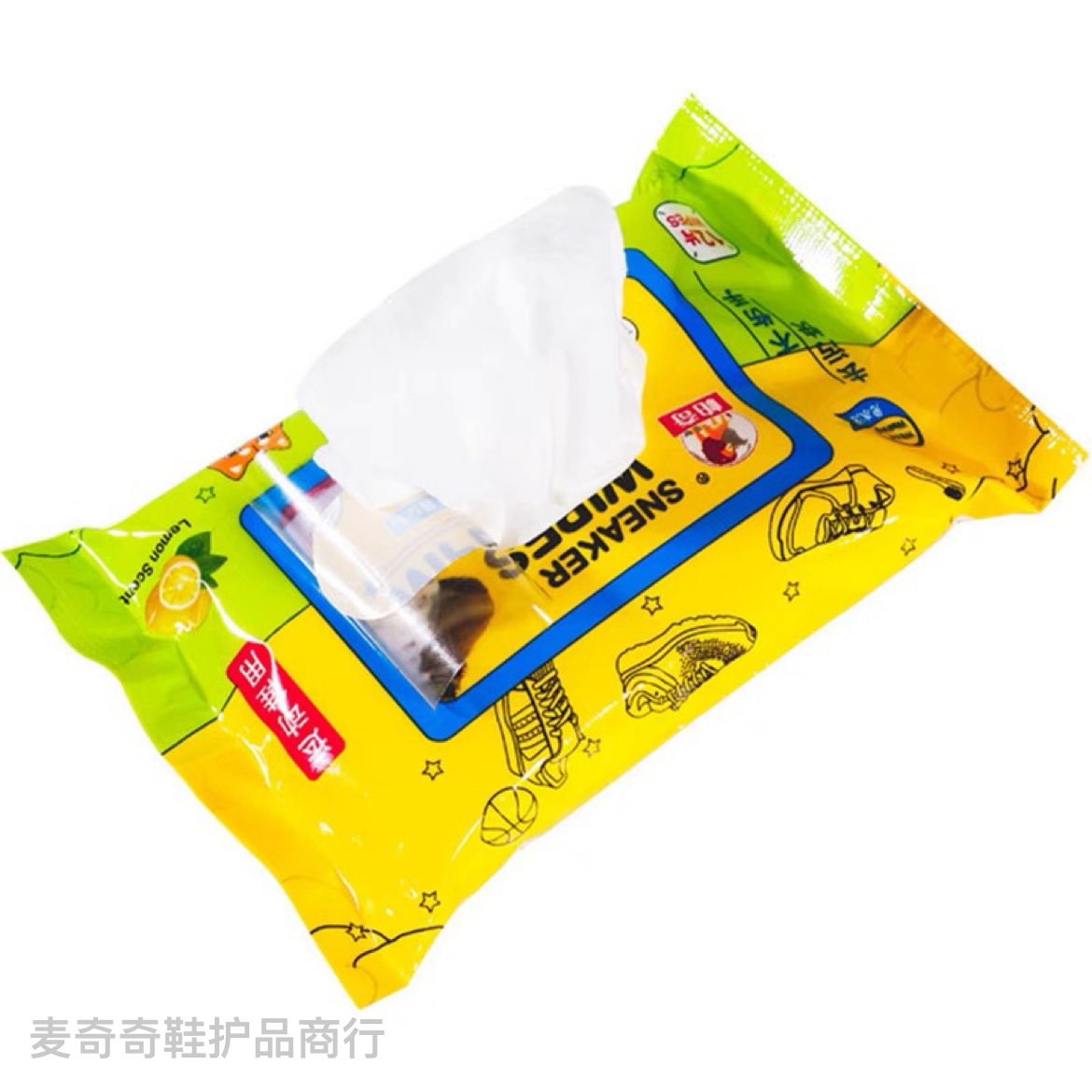 Patch Shoe Wipes Small White Shoes Sneakers Clean Decontamination Free Wash Plus Fragrance Wipes Shoe Leather Mesh Clean Specification drawing