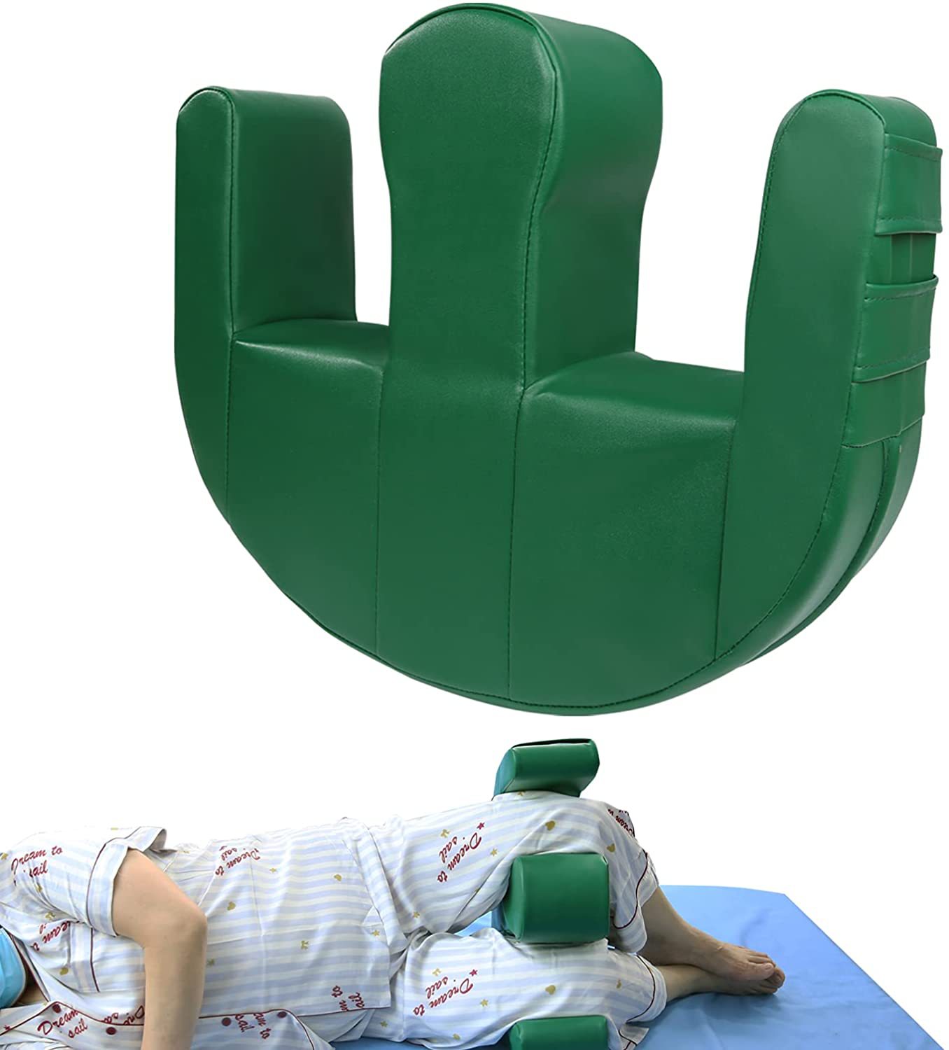 Bedridden patient turning assistance device, U-shaped diaper changing turning device, elderly turning PU skin assistance device full figure
