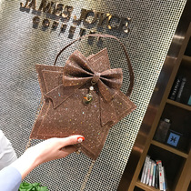 Small bag woman 2018 new trend star sequin chain across the small square bag trend trend single shoulder bag women's bag