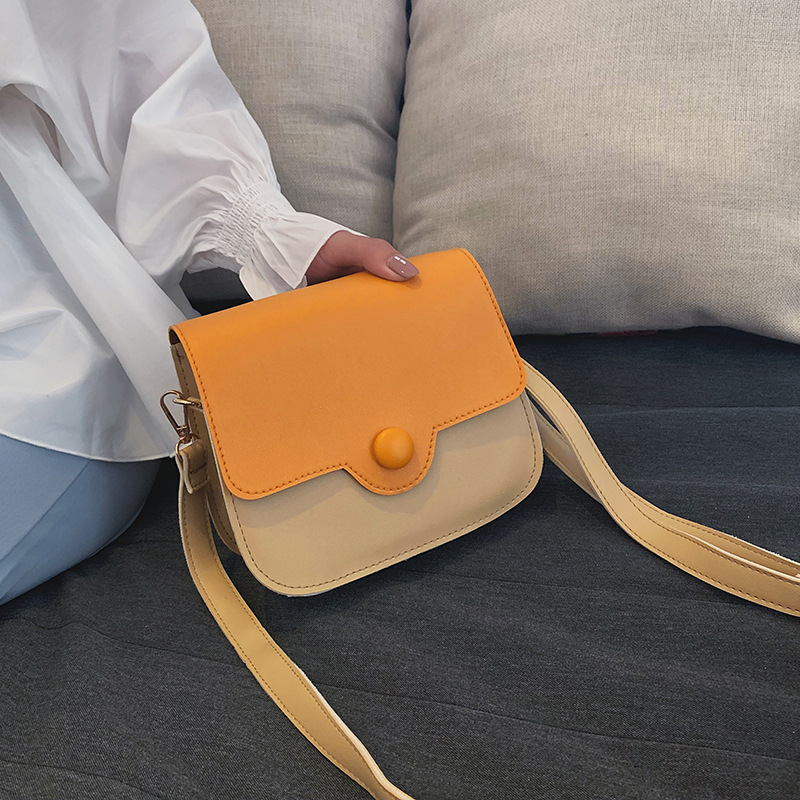 Ladies 2019 new trend Korean fashion simple trend single shoulder crossbody bag small square bag
