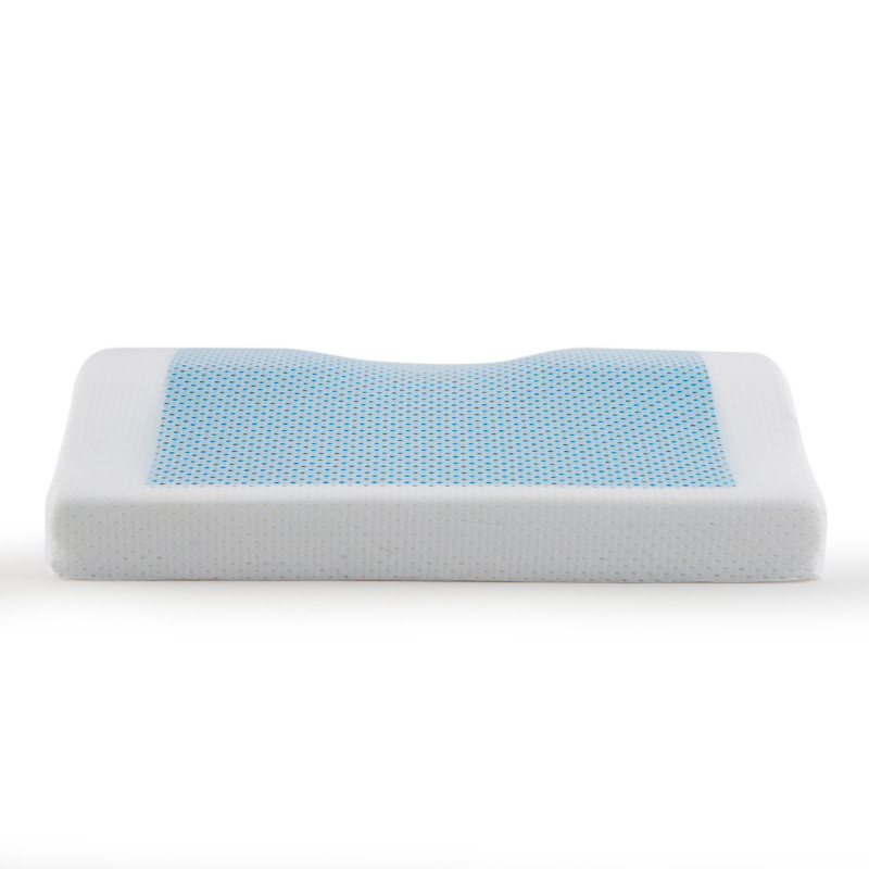 Cross-border supply of cool summer gel pillows, slow-rebound butterfly-shaped gel pillow cores, cervical memory pillow cores Item Picture