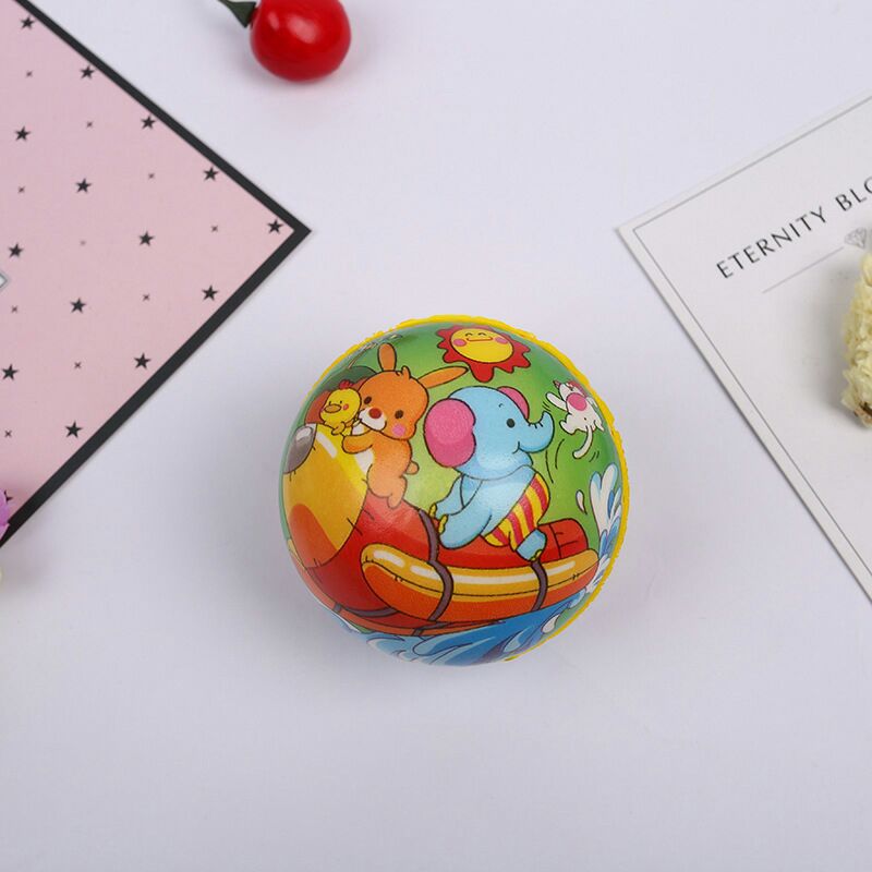 New cartoon 7.2 sponge ball, elastic ball type children's toys, traditional toys, Yiwu small commodities wholesale details Picture
