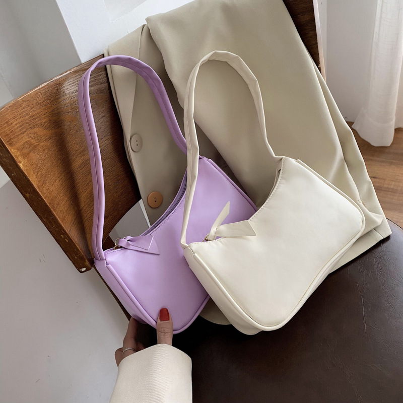 Bag Woman 2020 new trend crowd-sourced Underarm bag Single shoulder baguette bag