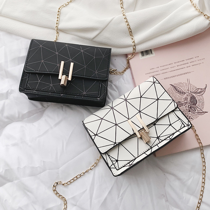 Bag woman 2019 new small square bag Korean trendy chain bag trend shoulder bag summer girls small messenger bag