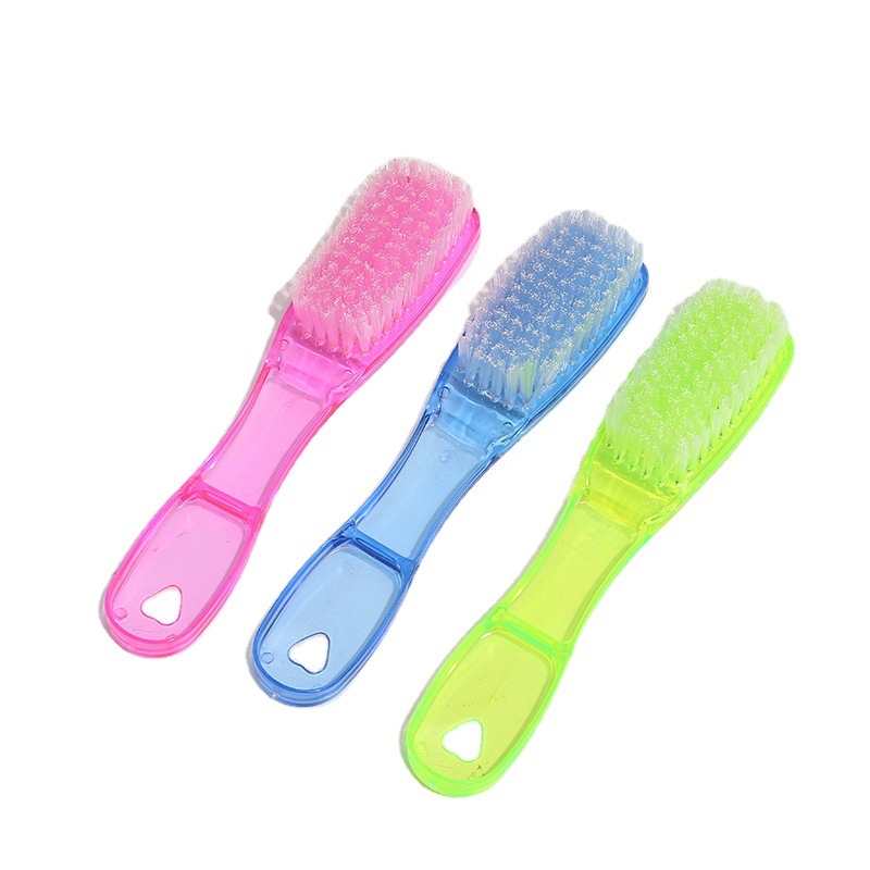 Crystal shoe brushes, long-handled plastic shoe brushes, candy-colored laundry brushes, plastic brushes, wholesale for one or two yuan in Yiwu Item Picture