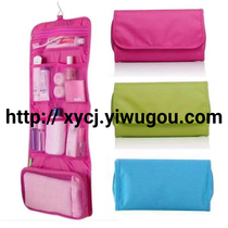 Factory direct cotton canvas zipper storage bag large capacity cotton bag cosmetic storage bag